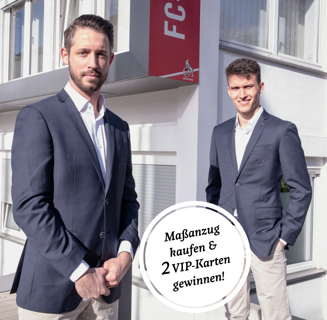 Maßanzug kaufen und 2 VIP-Karten gewinnen!